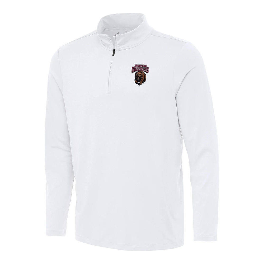 Men's Antigua Montana Grizzlies Reprocess Quarter-Zip Top