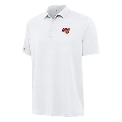 Men's Antigua White Northern Iowa Panthers Reprocess Polo