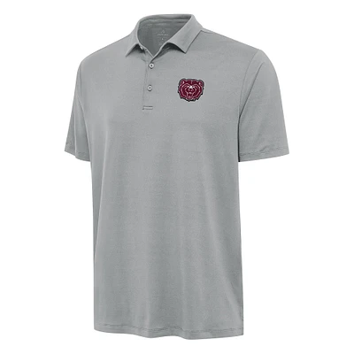 Men's Antigua Gray Missouri State University Bears Reprocess Polo