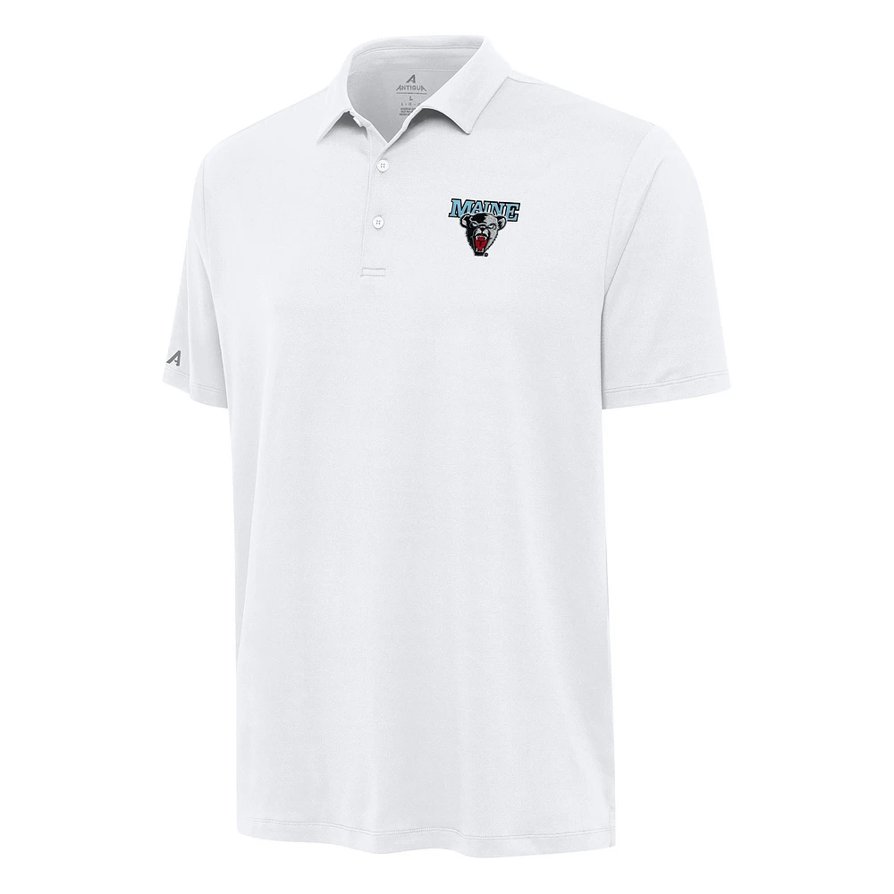 Men's Antigua Maine Black Bears Reprocess Polo
