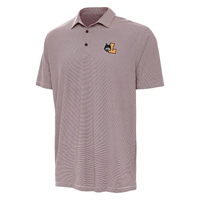 Men's Antigua Maroon Loyola Chicago Ramblers Twine Polo