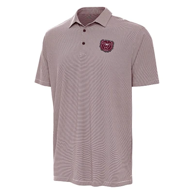 Men's Antigua Maroon Missouri State University Bears Twine Polo