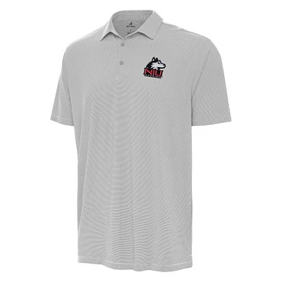 Men's Antigua Gray Northern Illinois Huskies Twine Polo