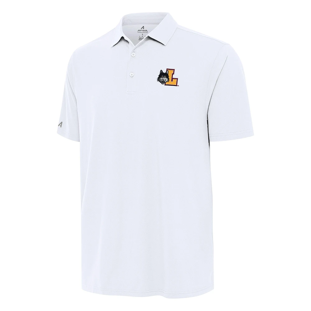 Men's Antigua White Loyola Chicago Ramblers Era Polo