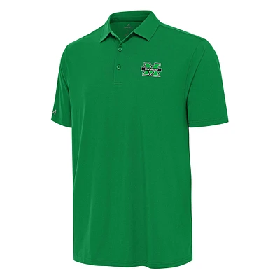 Men's Antigua Kelly Green Marshall Thundering Herd Era Polo