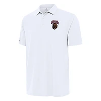 Men's Antigua White Montana Grizzlies Era Polo