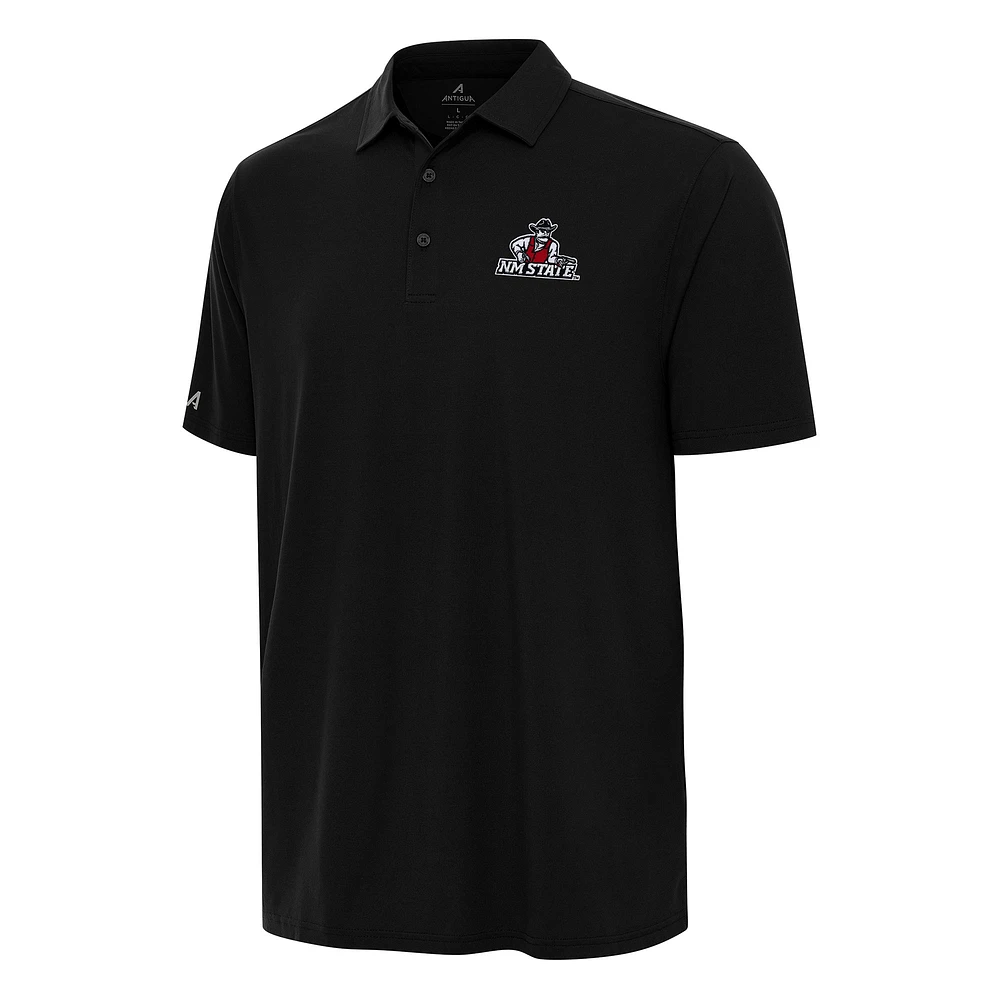Men's Antigua Black New Mexico State Aggies Era Polo