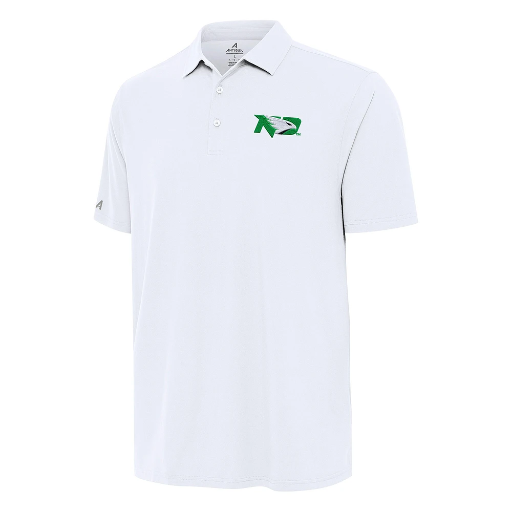 Men's Antigua White North Dakota Era Polo