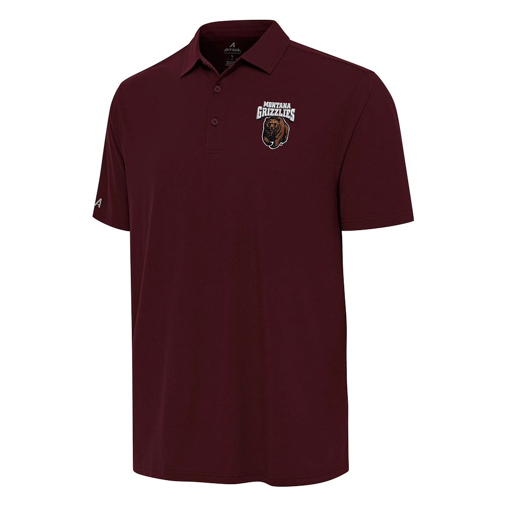 Men's Antigua Maroon Montana Grizzlies Era Polo