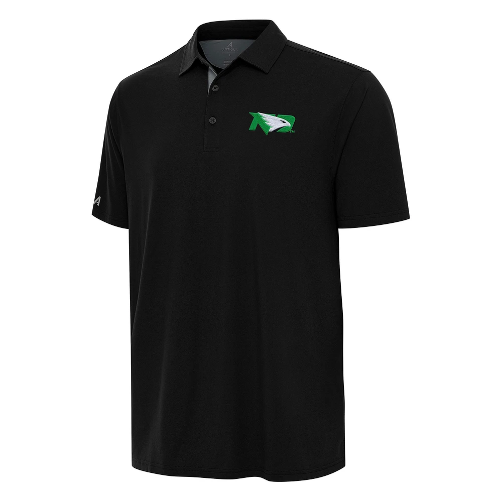 Men's Antigua Gray North Dakota Era Polo
