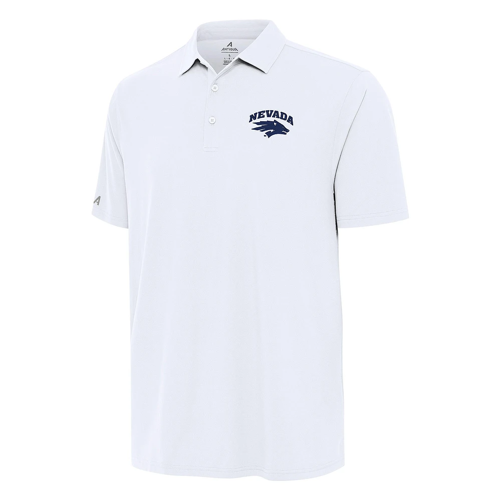 Men's Antigua White Nevada Wolf Pack Era Polo