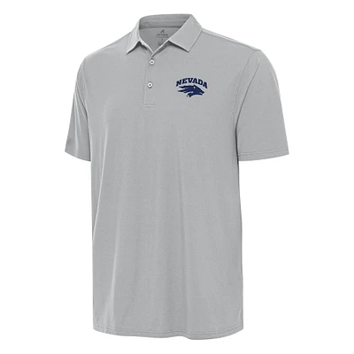 Men's Antigua Gray Nevada Wolf Pack Era Polo