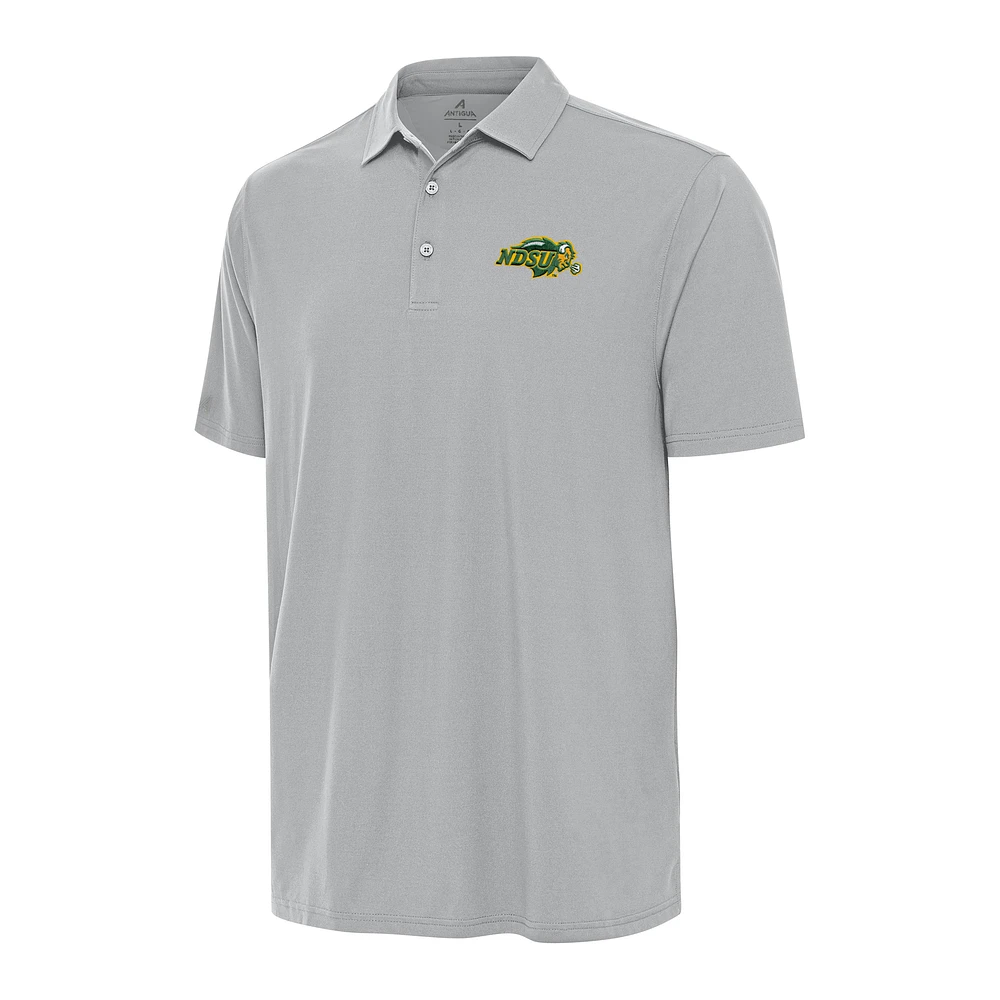 Men's Antigua Gray NDSU Bison Era Polo