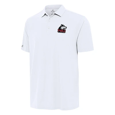 Men's Antigua White Northern Illinois Huskies Era Polo