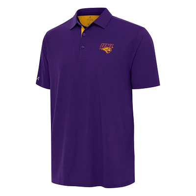 Men's Antigua Purple/Gold Northern Iowa Panthers Era Polo