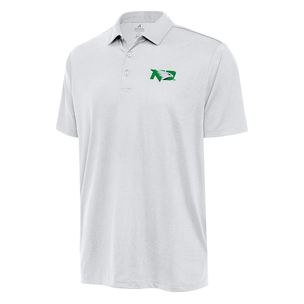 Men's Antigua White North Dakota Ellipse Polo