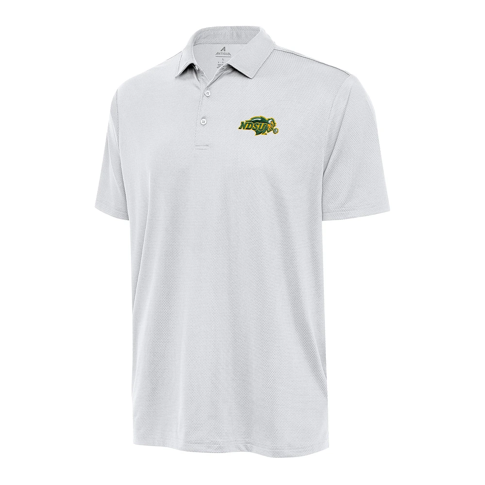 Men's Antigua White NDSU Bison Ellipse Polo