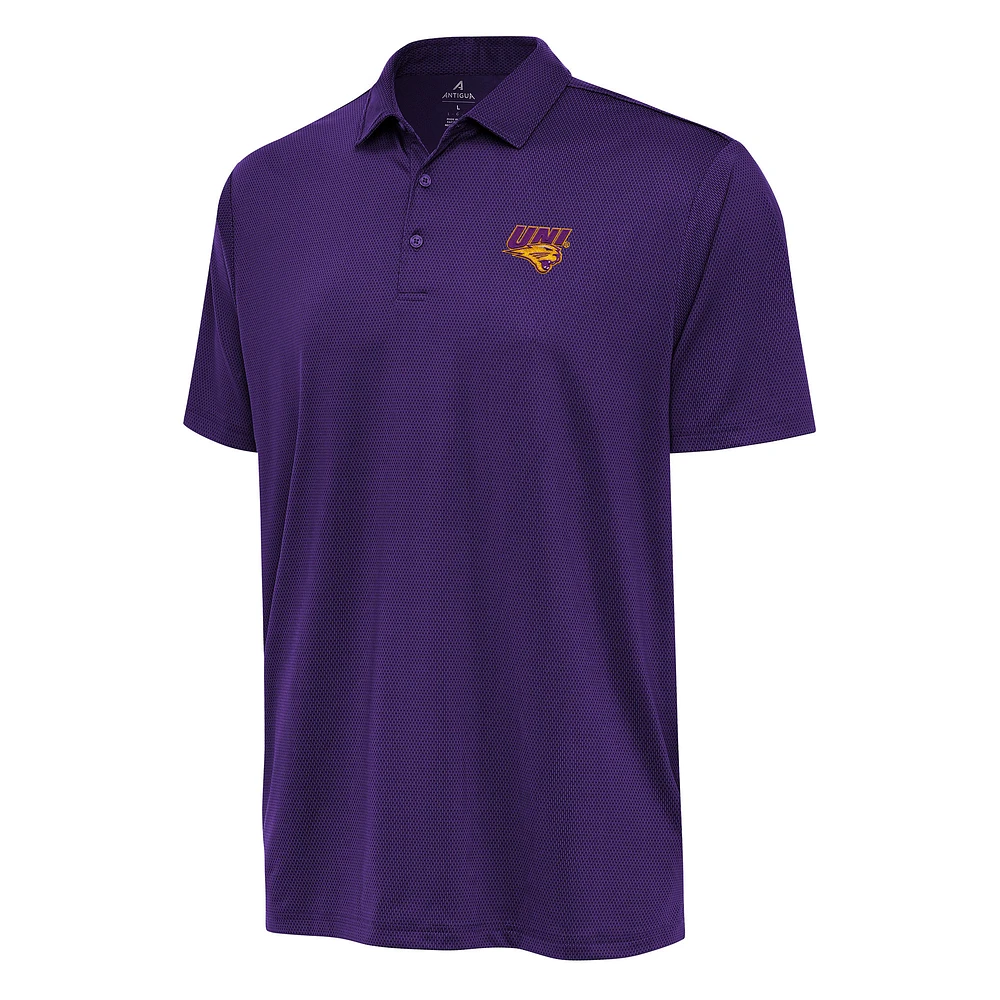 Men's Antigua Purple Northern Iowa Panthers Ellipse Polo