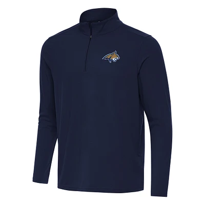 Men's Antigua Navy Montana State Bobcats Intent Quarter-Zip Top