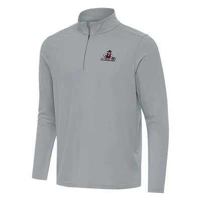Men's Antigua New Mexico State Aggies Intent Quarter-Zip Top