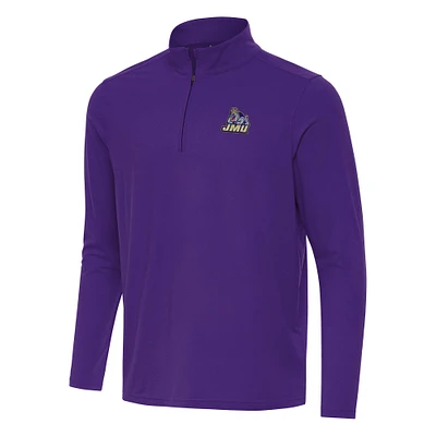 Men's Antigua James Madison Dukes Intent Quarter-Zip Top