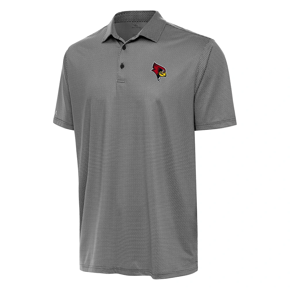 Men's Antigua /White Illinois State Redbirds Rings Polo