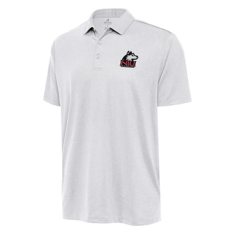 Men's Antigua White Northern Illinois Huskies Big & Tall Ellipse Polo