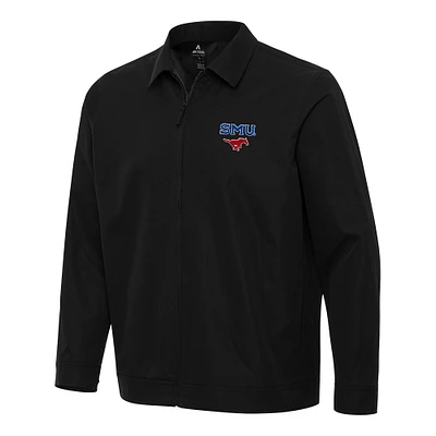 Men's Antigua SMU Mustangs Pivot Full-Zip Jacket
