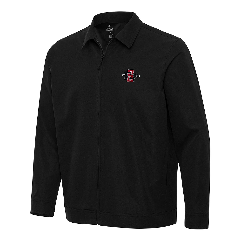 Men's Antigua San Diego State Aztecs Pivot Full-Zip Jacket