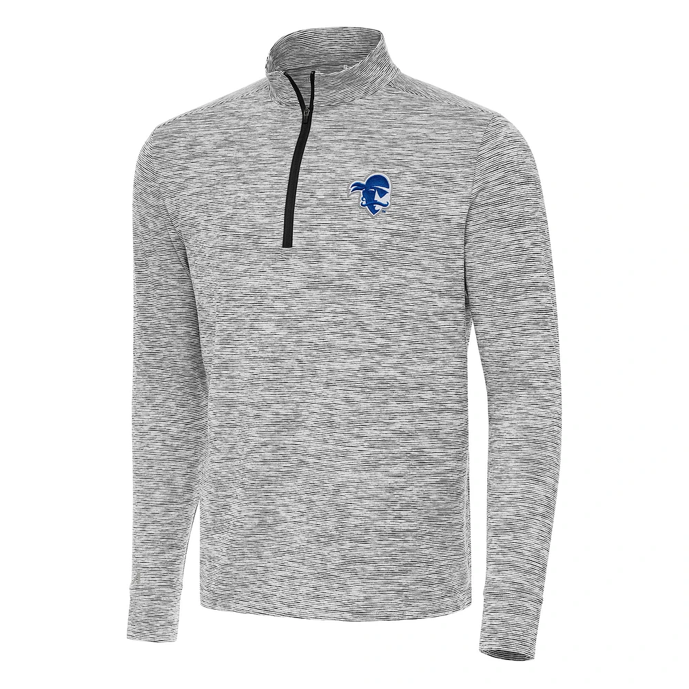 Men's Antigua Seton Hall Pirates Cause Quarter-Zip Top