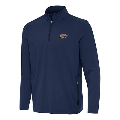 Men's Antigua Navy UTEP Miners Perilous Quarter-Zip Sweatshirt