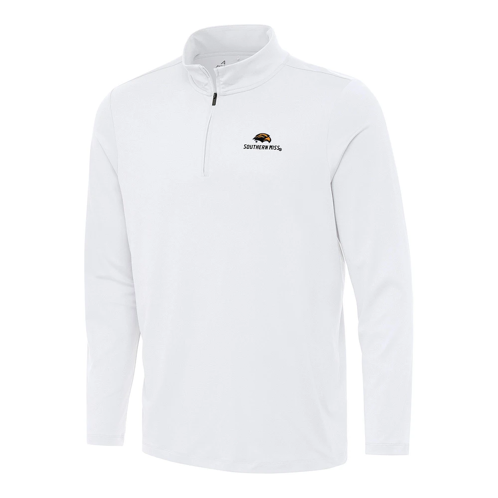 Men's Antigua Southern Miss Golden Eagles Reprocess Quarter-Zip Top