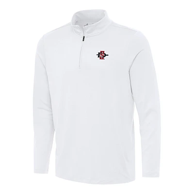 Men's Antigua San Diego State Aztecs Reprocess Quarter-Zip Top