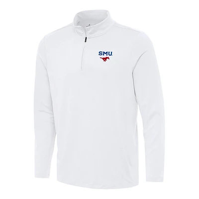Men's Antigua SMU Mustangs Reprocess Quarter-Zip Top