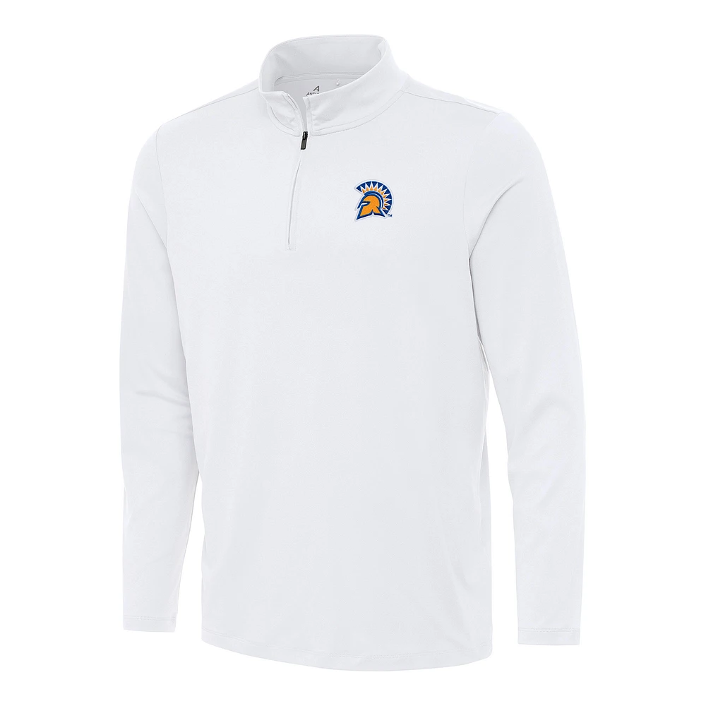 Men's Antigua San Jose State Spartans Reprocess Quarter-Zip Top