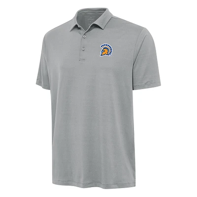 Men's Antigua Gray San Jose State Spartans Reprocess Polo