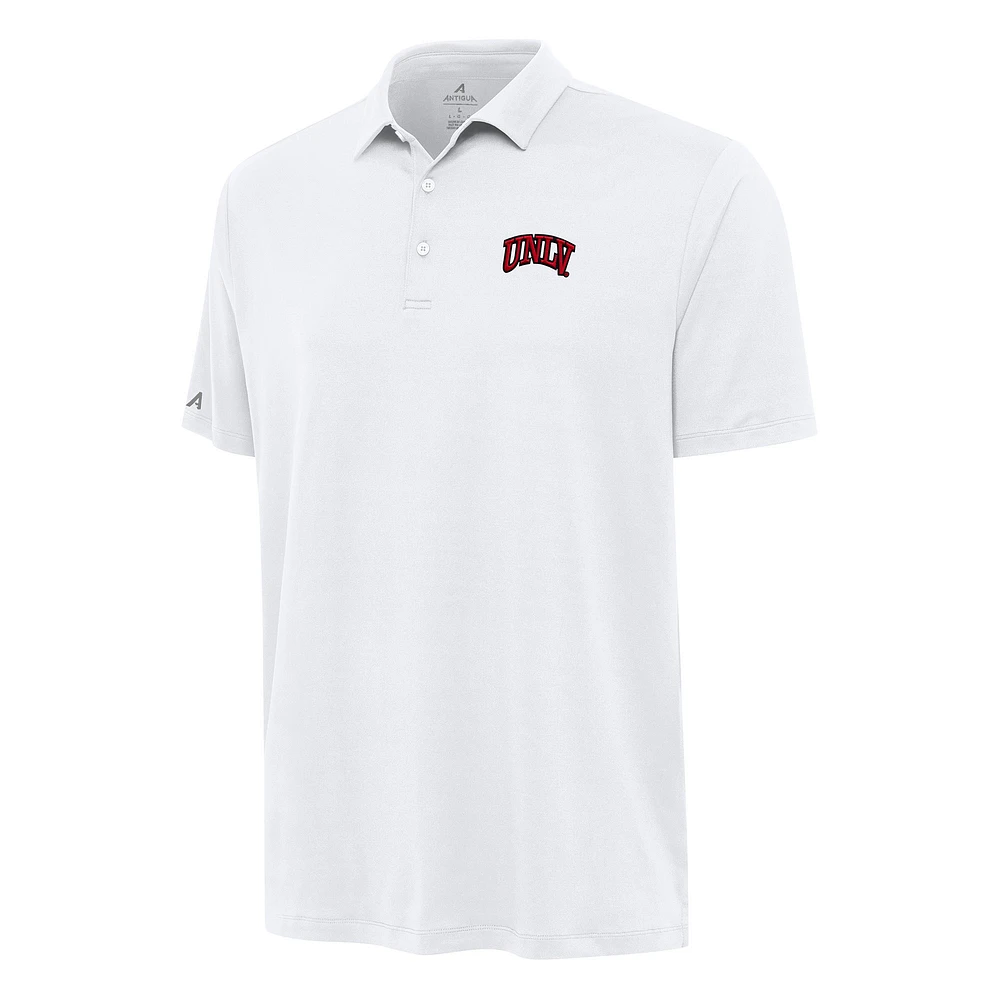 Men's Antigua White UNLV Rebels Reprocess Polo