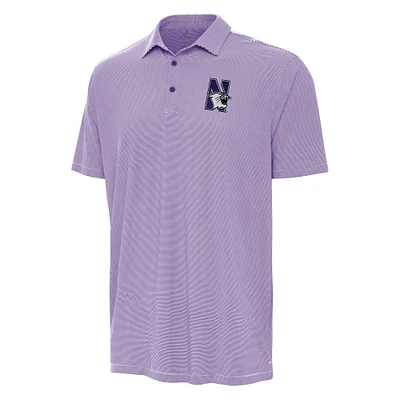Men's Antigua Purple Northwestern Wildcats Twine Polo