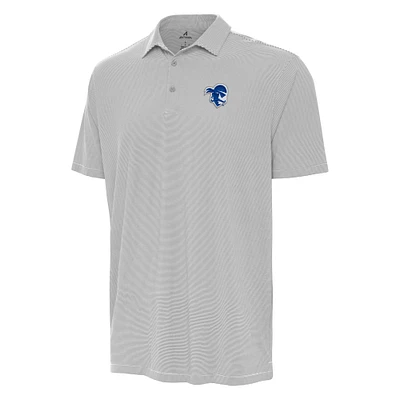 Men's Antigua Gray Seton Hall Pirates Twine Polo