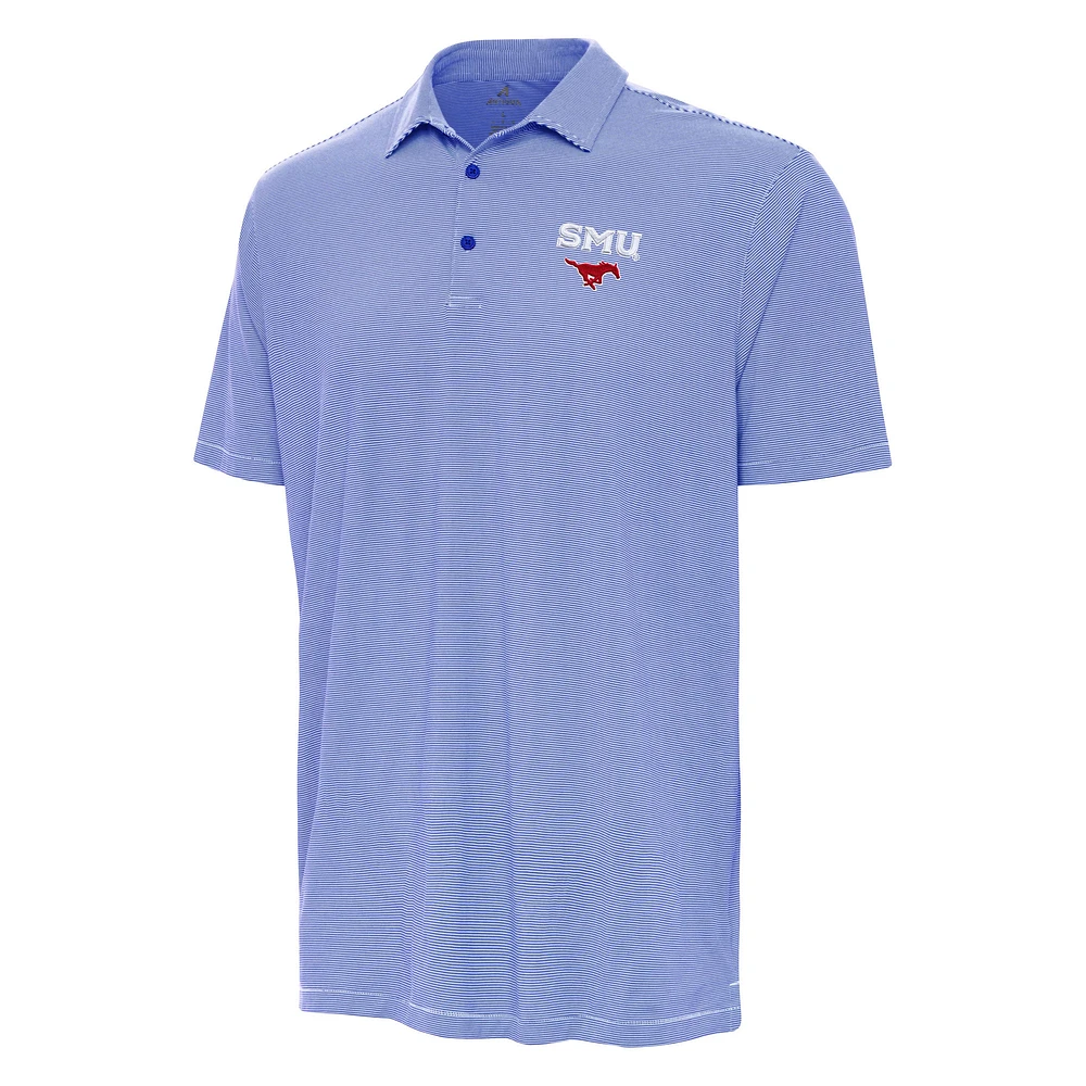 Men's Antigua Royal SMU Mustangs Twine Polo