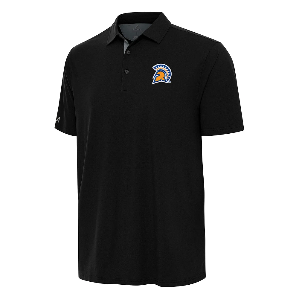 Men's Antigua Gray San Jose State Spartans Era Polo