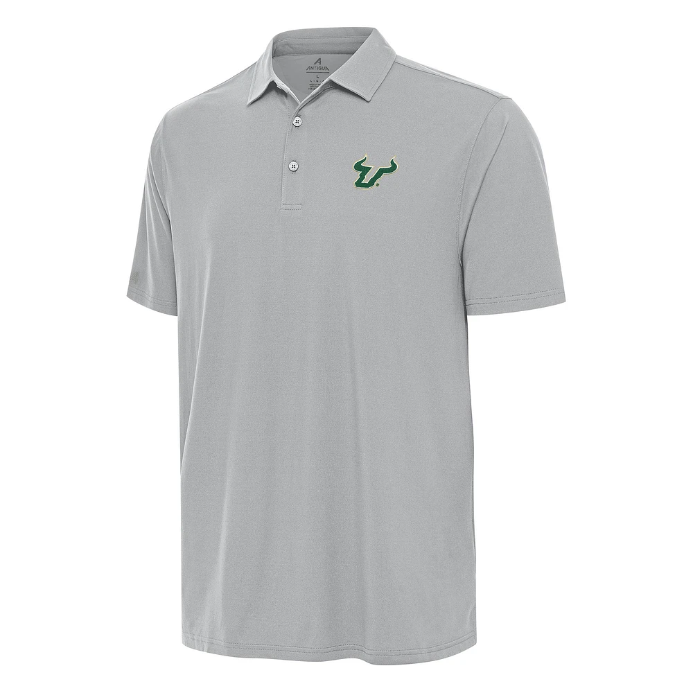 Men's Antigua Gray South Florida Bulls Era Polo
