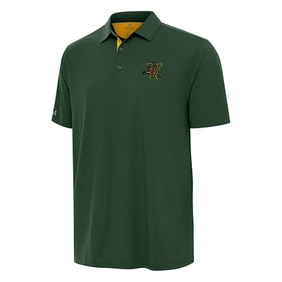 Men's Antigua Green/Gold Vermont Catamounts Era Polo