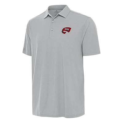 Men's Antigua Gray Western Kentucky Hilltoppers Era Polo