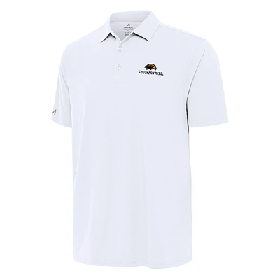 Men's Antigua White Southern Miss Golden Eagles Era Polo