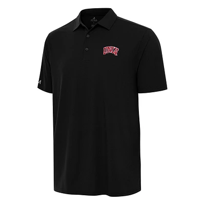 Men's Antigua Black UNLV Rebels Era Polo