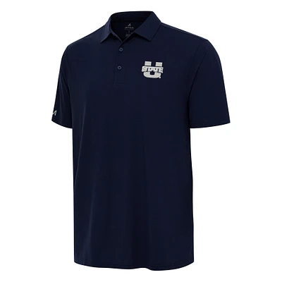 Men's Antigua Navy/ Utah State Aggies Era Polo
