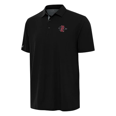 Men's Antigua Gray San Diego State Aztecs Era Polo