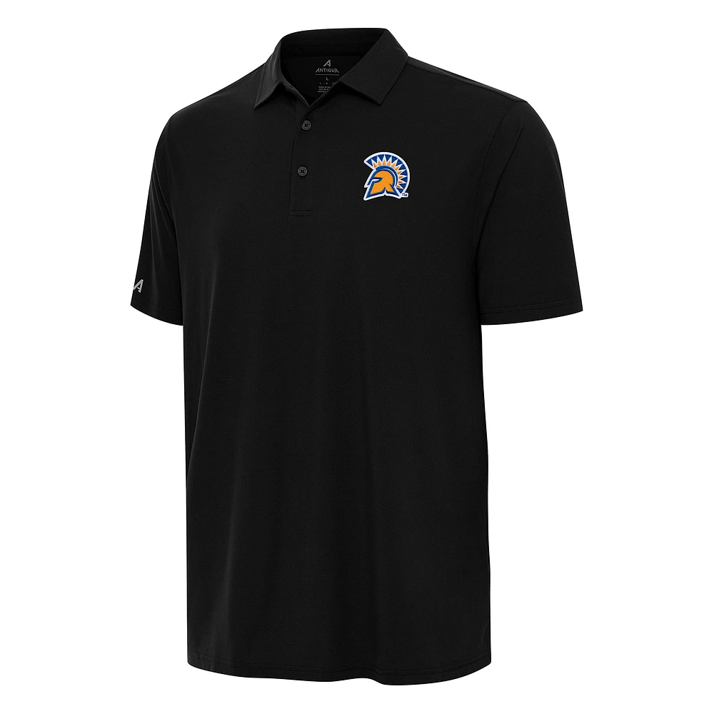Men's Antigua Black San Jose State Spartans Era Polo