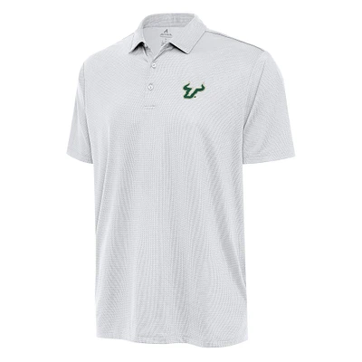 Men's Antigua White South Florida Bulls Ellipse Polo